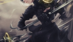 NieR: Automata - android during the battle art