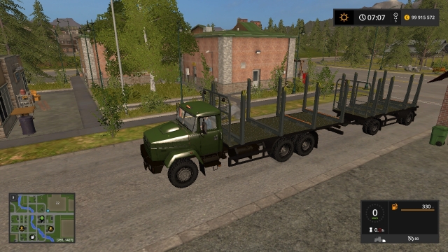 Farming Simulator 17 - Kraz 6233M6 mod screenshot