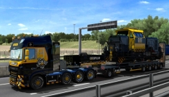 Euro Truck Simulator 2 - DAF XF E6 8x4 CAT