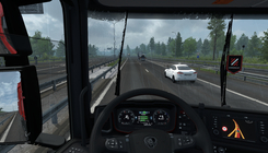 Euro Truck Simulator 2 - driver's cab screenshot