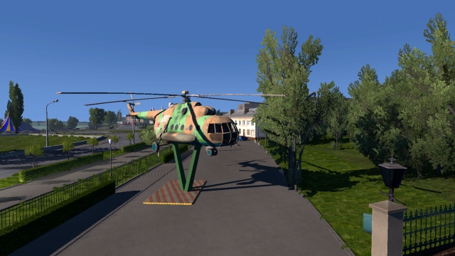 Euro Truck Simulator 2 - monument-helicopter