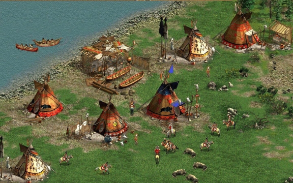 American Conquest - Indian settlement screenshot