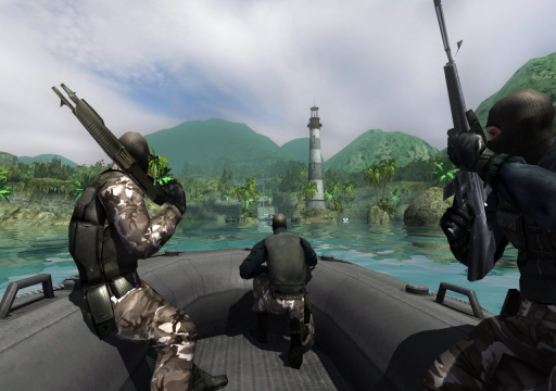 El Matador - policemen on a boat screenshot