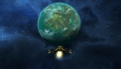 Darkstar One - ship near the planet