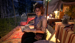 Red Dead Redemption - the girl on the bench