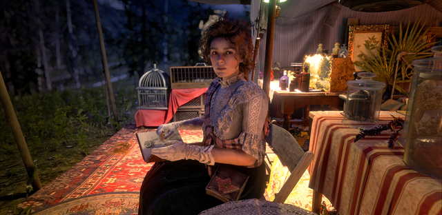 Red Dead Redemption - the girl on the bench