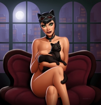 Batman: Arkham City - catwoman art