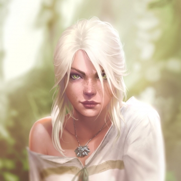 The Witcher 3: Wild Hunt - Cirilla face art