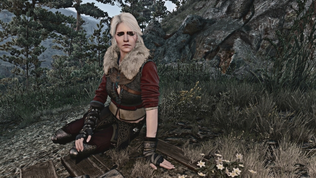 The Witcher 3: Wild Hunt - Ciri is sad screenshot