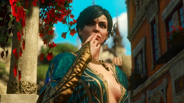 The Witcher 3 - Yennefer air kiss screenshot