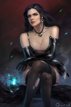 The Witcher 3: Wild Hunt - Yennefer (art)