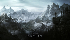 The Elder Scrolls V: Mountain (winter)