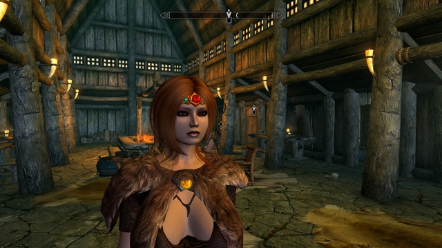 Elder Scrolls 5 Skyrim: girl screenshot