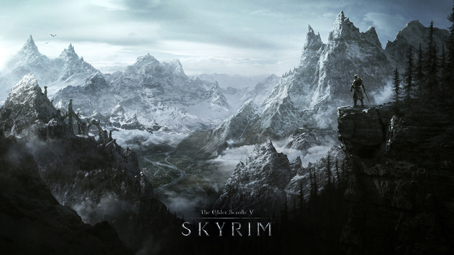 The Elder Scrolls V: Mountain (winter)