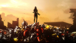 Mass Effect - Warrior & Robots (art)