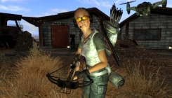 Fallout: New Vegas - woman with a crossbow