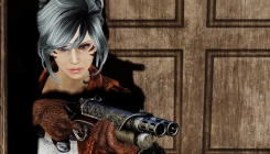 Fallout 4 - girl with a gun (art 3)