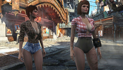 Fallout 4: Two girls in sexy shorts 2