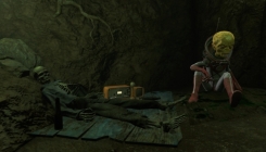 Fallout 4 - Alien in the cave screenshot