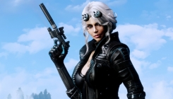 Fallout 4 - girl with a gun (art 2)