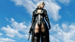 Fallout 4 - girl with a gun screenshot