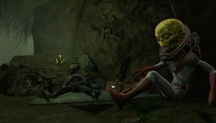 Fallout 4 - Alien in the cave