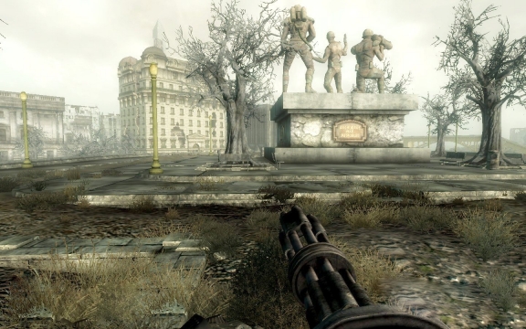 Fallout 3 - near the monument screenshot