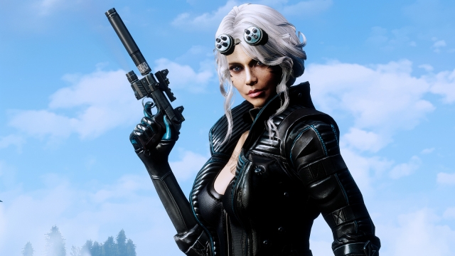 Fallout 4 - girl with a gun (art 2)