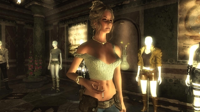 Fallout 3 - a girl with a cigarette