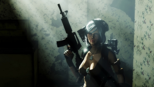 Fallout 4 - woman with weapon