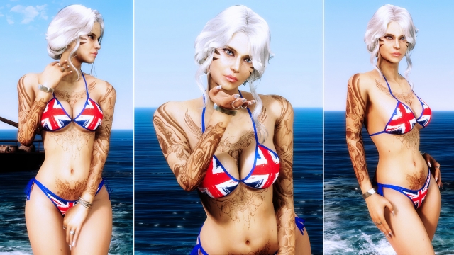 Fallout 4 - girl in bikini (art сollage)