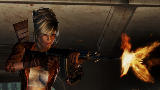 Fallout 4 - the girl shoots screenshot