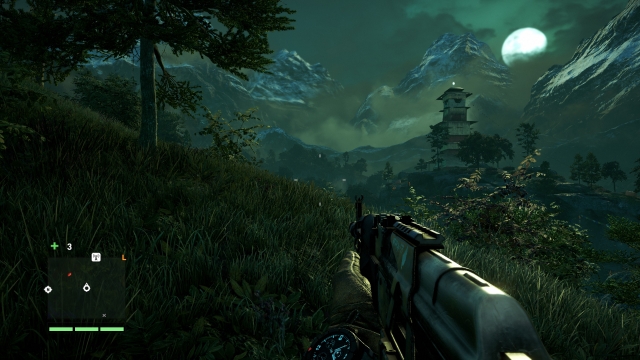 Far Cry 4 - night, the moon shines screenshot