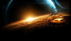 StarCraft II (Sun, Earth, Space)