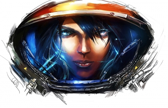 StarCraft 2: Heart of the Swarm - girl (art)