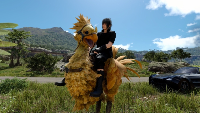 Final Fantasy 15 - flightless bird Chocobo (4K)